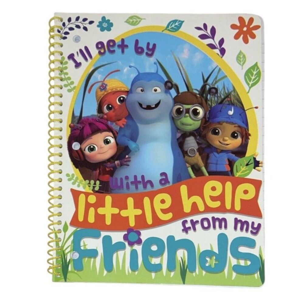 Disney Beat Bugs Wide Ruled Spiral Notebook 70 Sheets